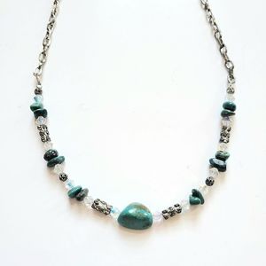 Vintage Turquoise Beaded Necklace